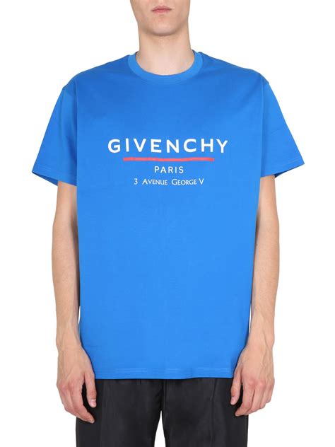 blue givenchy t shirt mens|Givenchy t shirt men price.